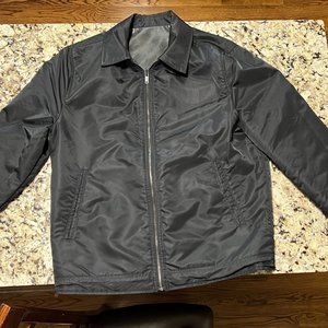 Express - Men's Reversible Bomber/ Faux Leather Jacket - M